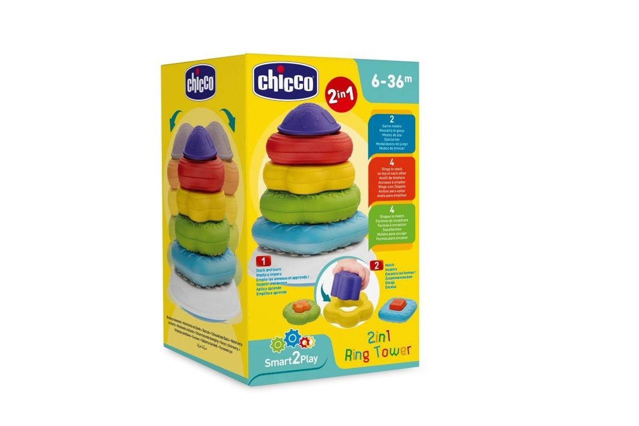 Pirâmide de Argolas 2 em 1 da Chicco
