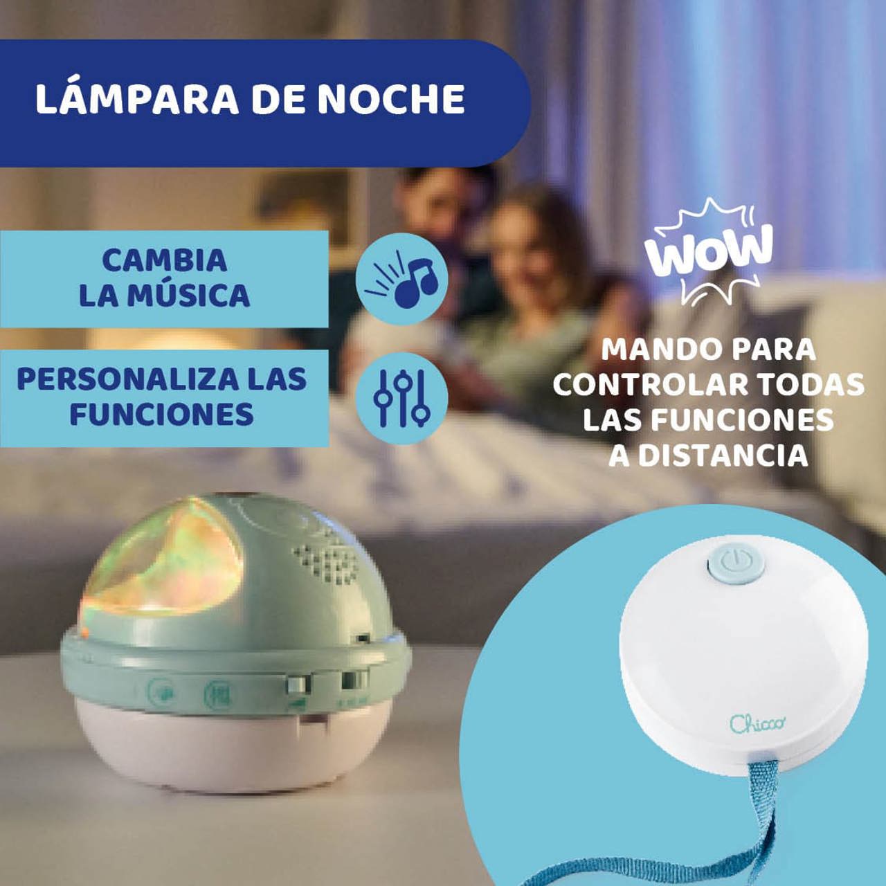 Carrusel Musical con Proyector Arcoíris de Chicco