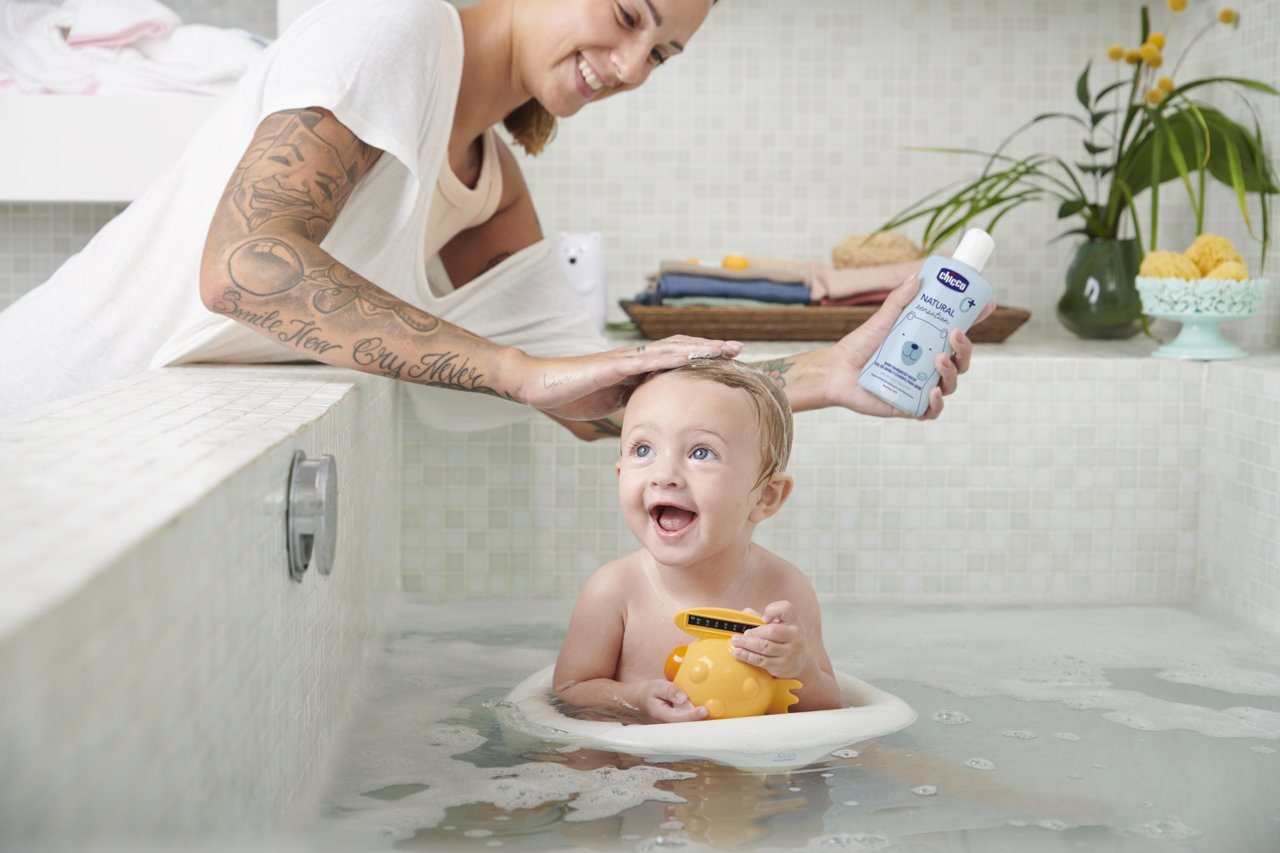 Set de baño y crema hidratante Natural Sensation Chicco