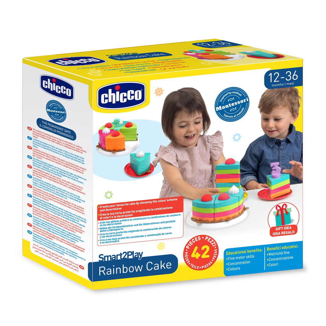 Tarta arcoíris 2 en 1 Chicco