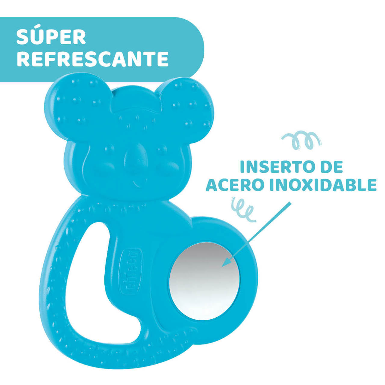 Mordedor Refrescante de Acero Inoxidable Koala de Chicco
