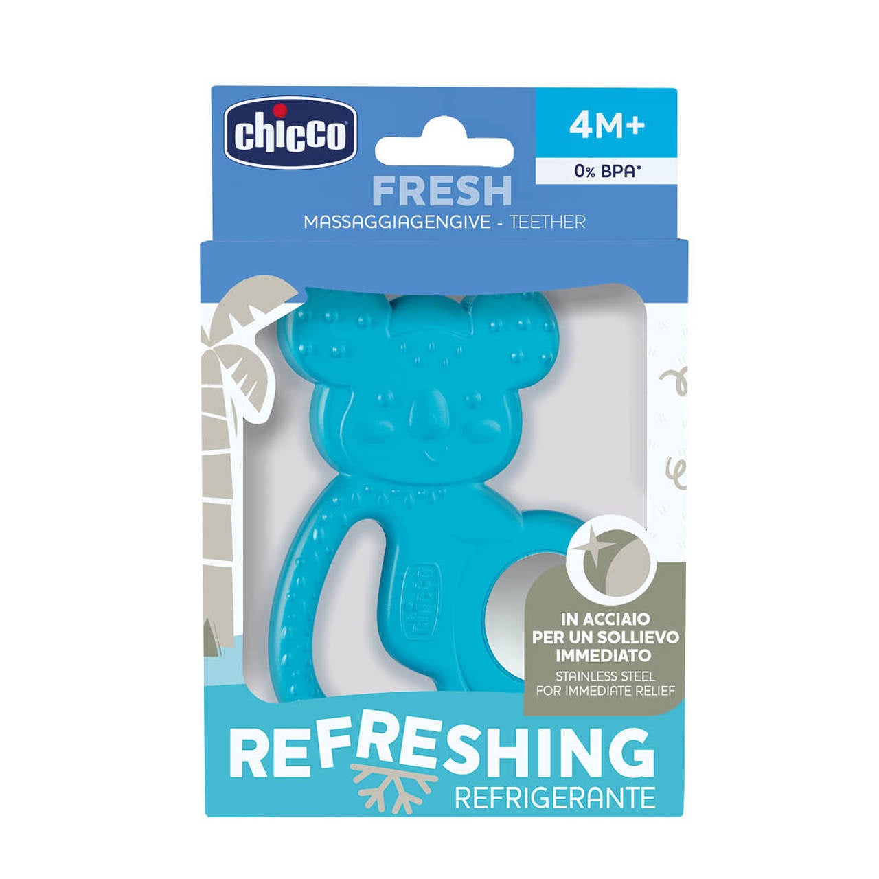 Mordedor Refrescante de Acero Inoxidable Koala de Chicco
