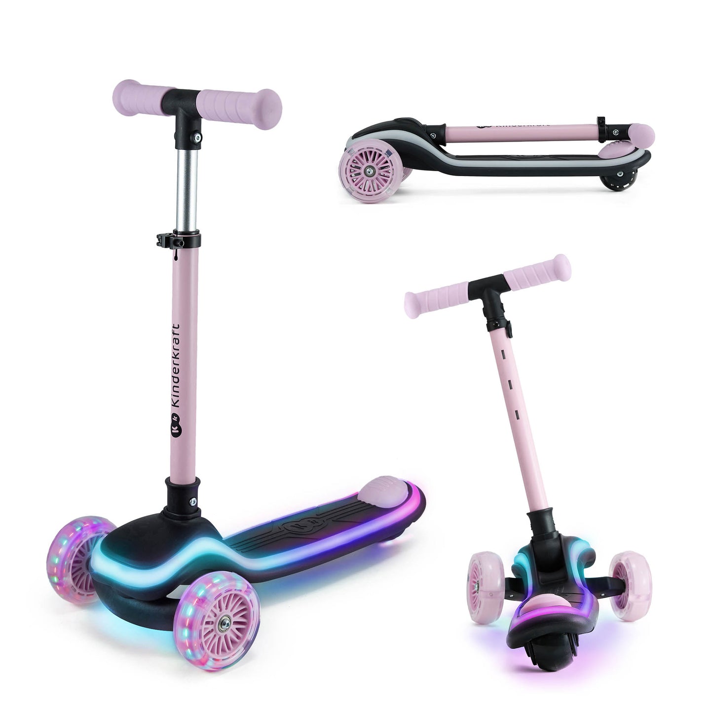 Patinete RAKET de tres ruedas LED de Kinderkraft