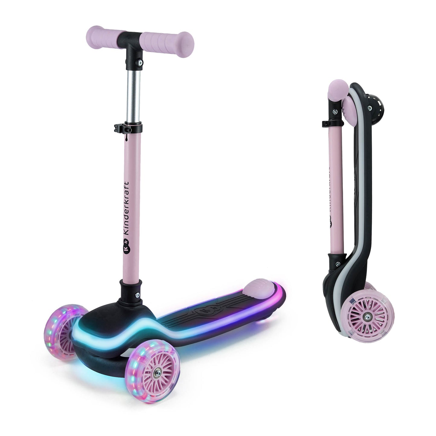 Patinete RAKET de tres ruedas LED de Kinderkraft