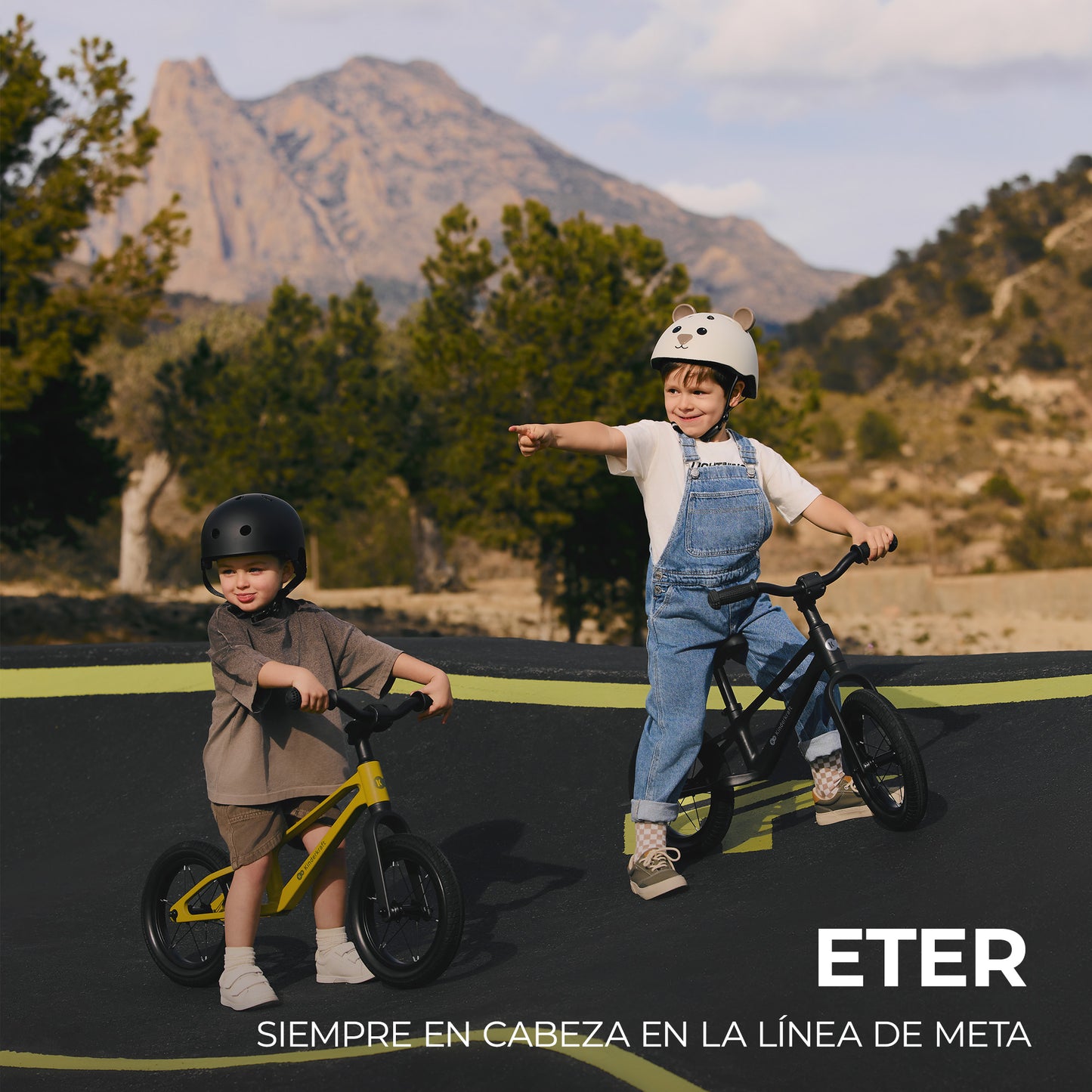 Bicicleta sin pedales ultraligera ETER de Kinderkraft