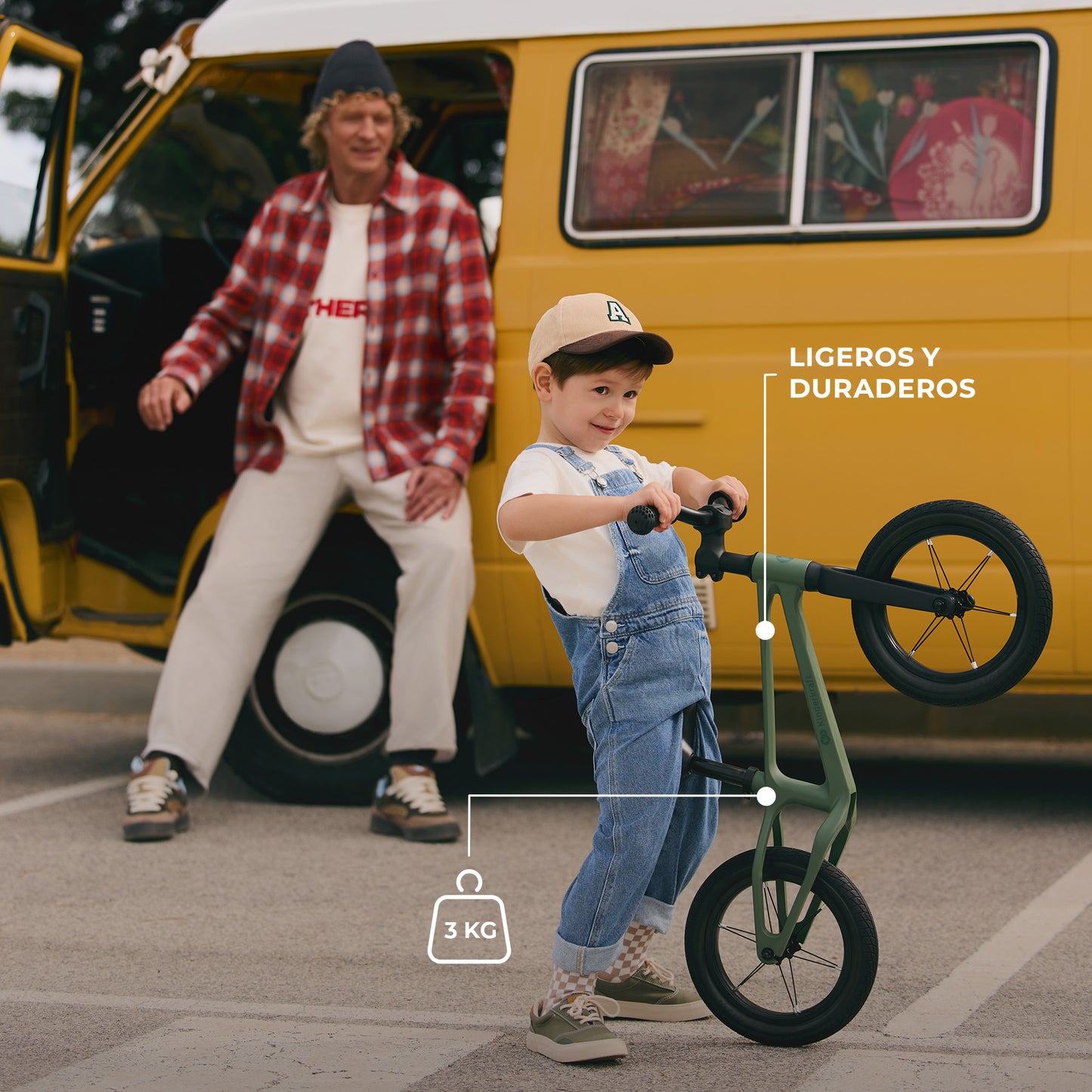 Bicicleta sin pedales ultraligera ETER de Kinderkraft