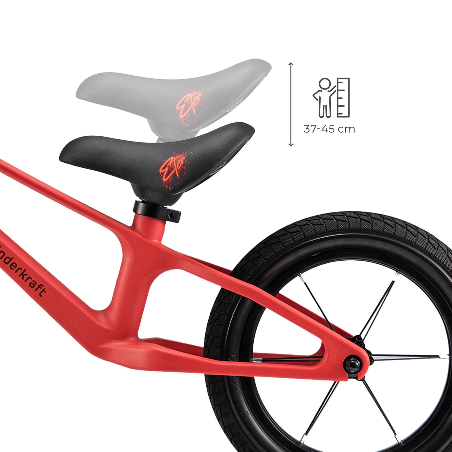 Bicicleta sin pedales ultraligera ETER de Kinderkraft