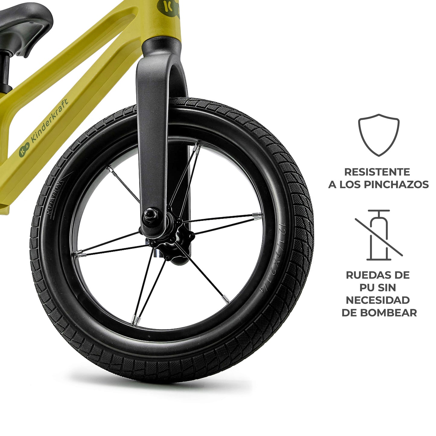 Bicicleta sin pedales ultraligera ETER de Kinderkraft