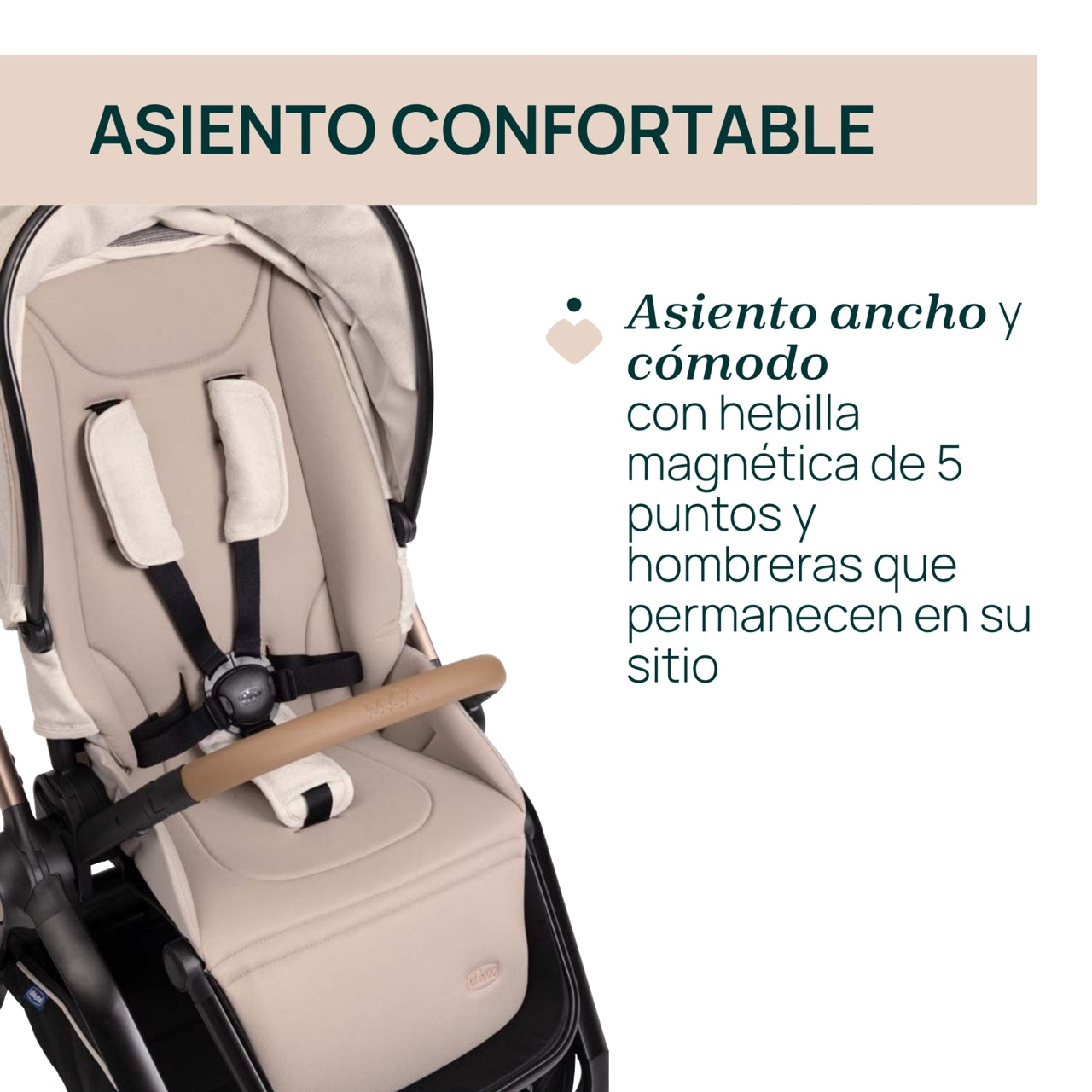 Trío Mysa con Gran Comfort y Kory de Chicco