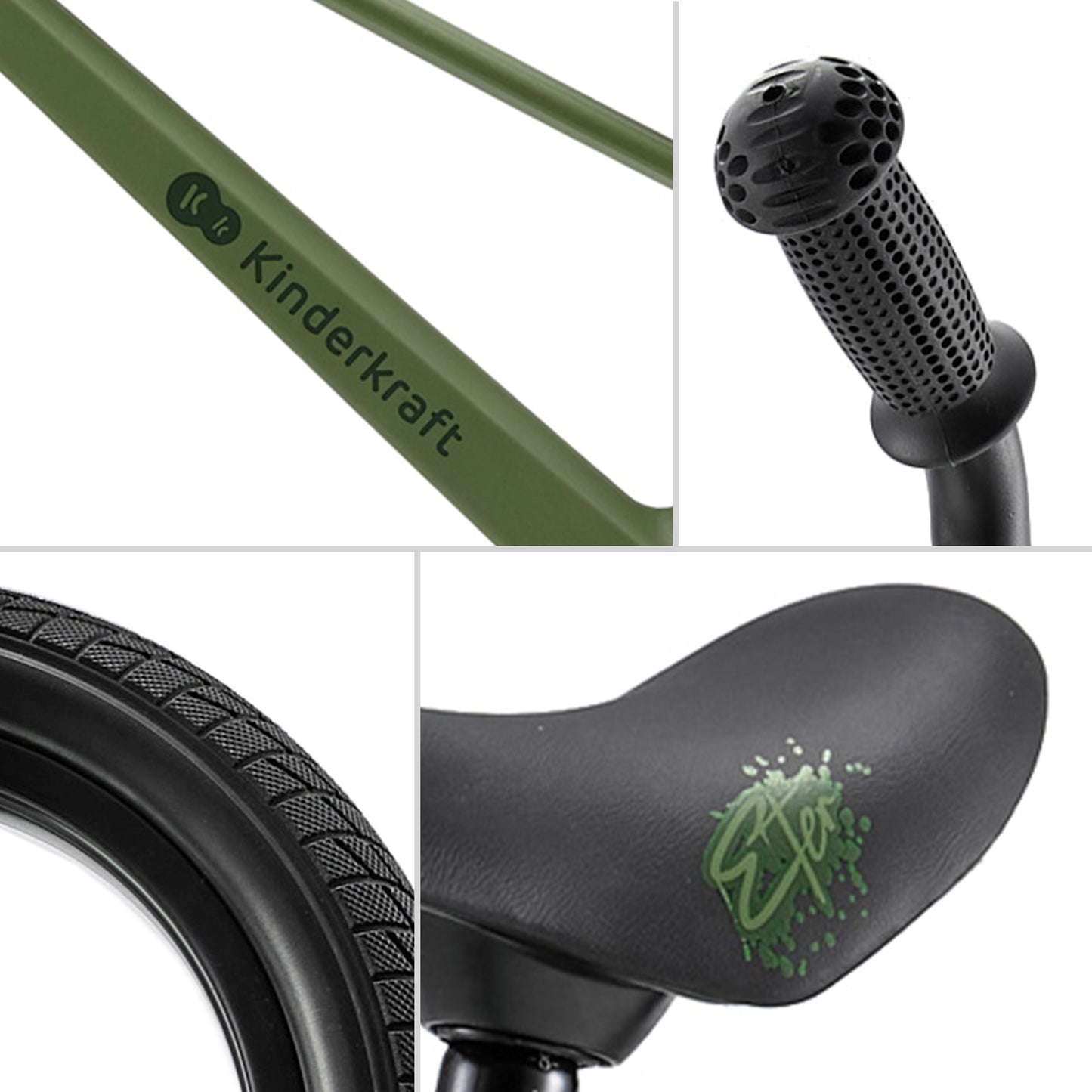 Bicicleta sin pedales ultraligera ETER de Kinderkraft