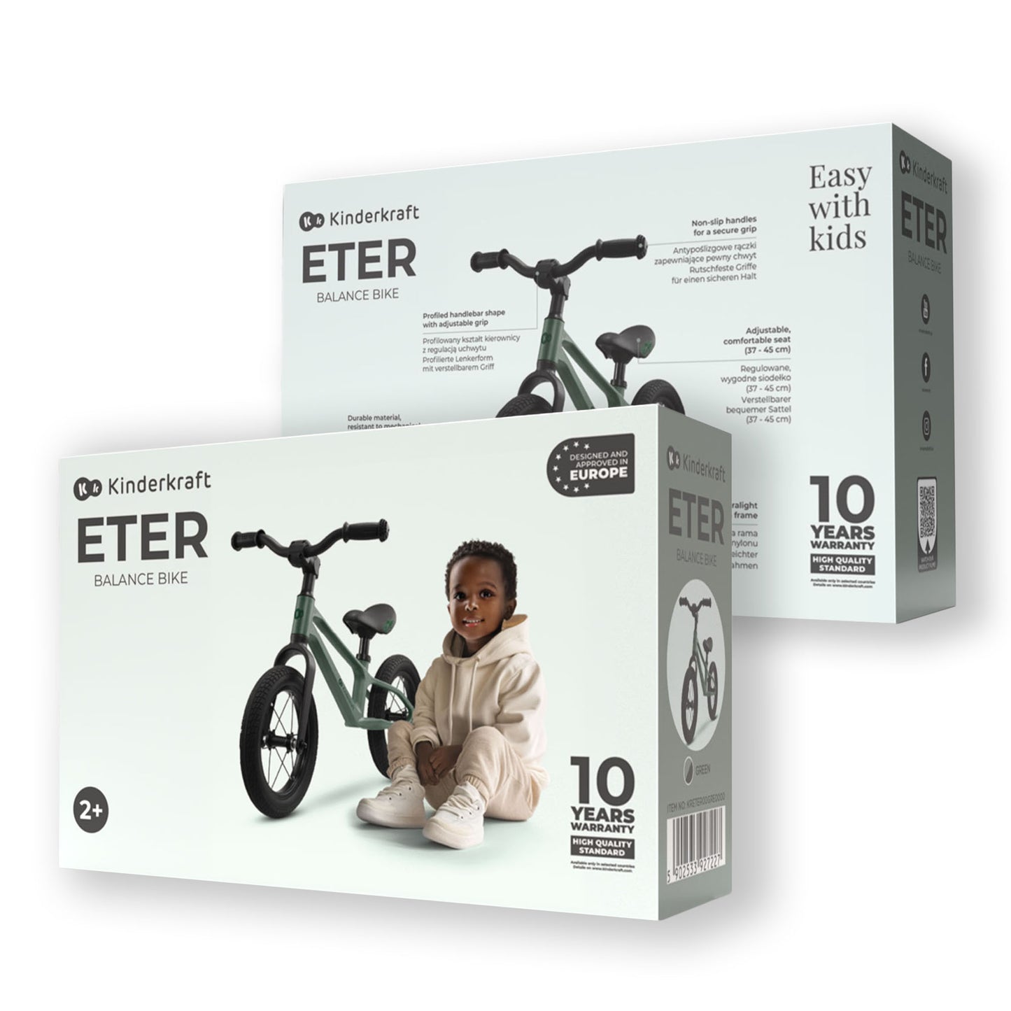 Bicicleta sin pedales ultraligera ETER de Kinderkraft