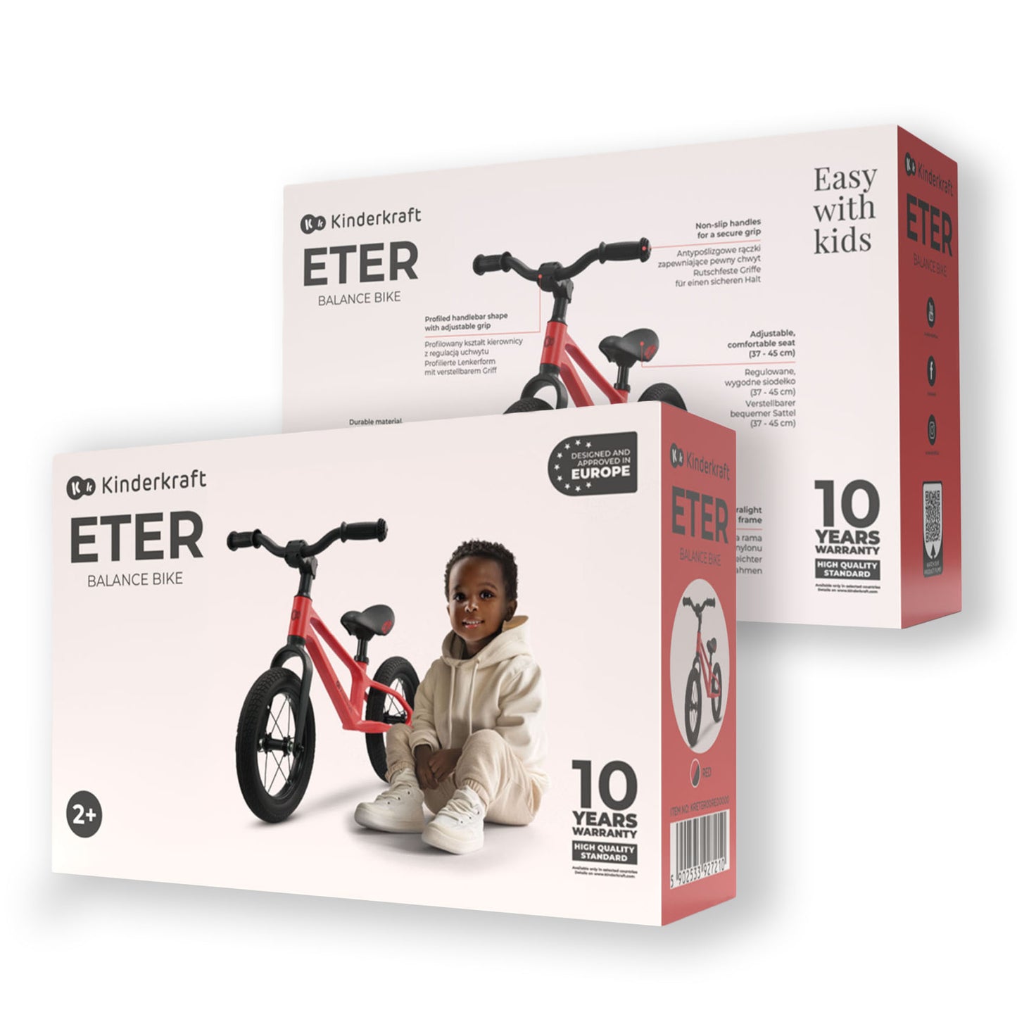 Bicicleta sin pedales ultraligera ETER de Kinderkraft