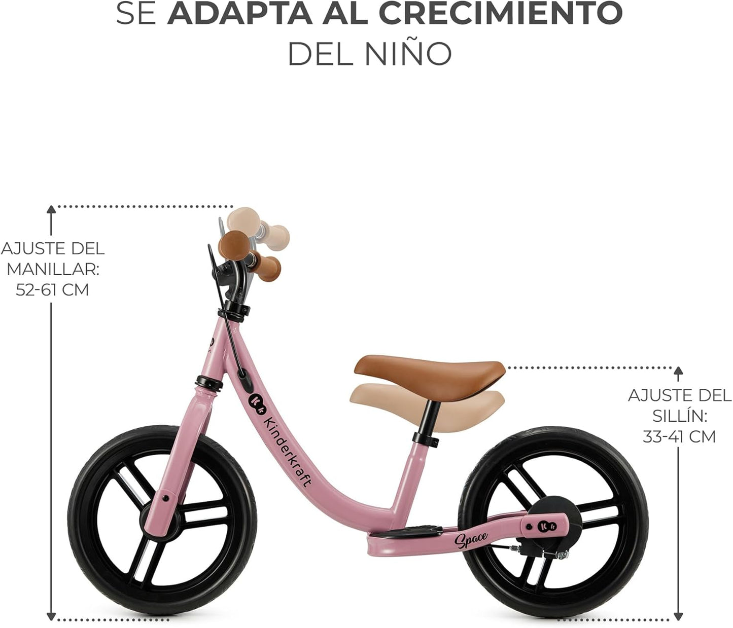 Kinderkraft Space 2 Bicicleta sin Pedales, Bicicleta Niño 2 años