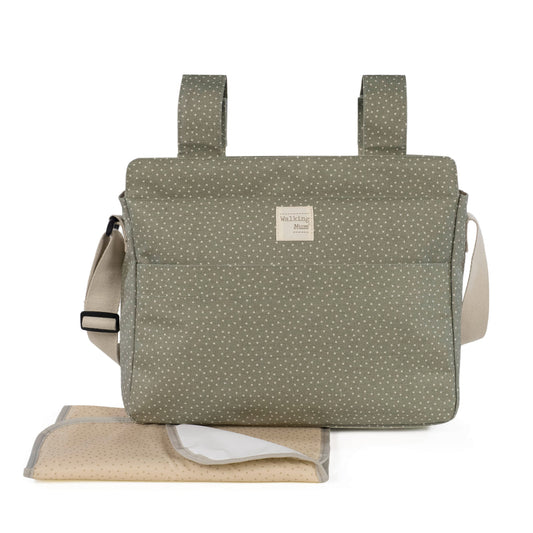 BOLSA CANASTILLA TOPITO POPPY MUSGO DE WALKING MUM
