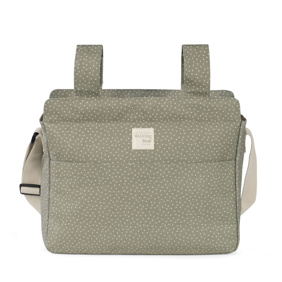 BOLSA CANASTILLA TOPITO POPPY MUSGO DE WALKING MUM