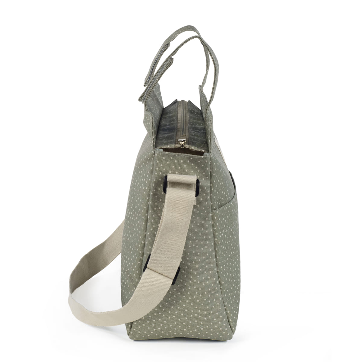 BOLSA CANASTILLA TOPITO POPPY MUSGO DE WALKING MUM