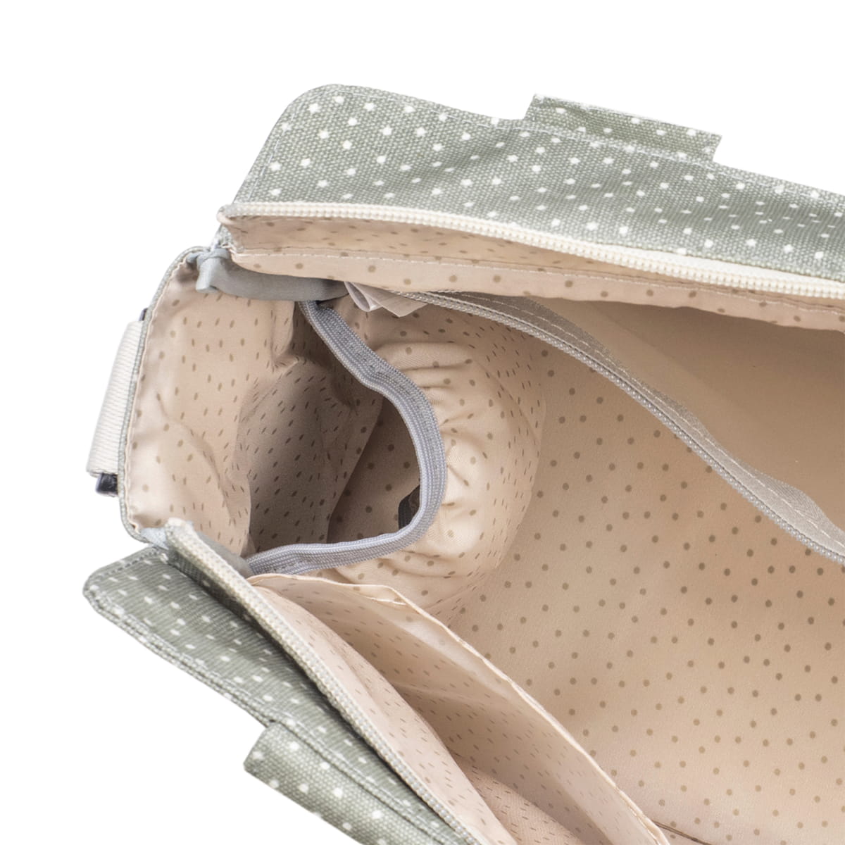 BOLSA CANASTILLA TOPITO POPPY MUSGO DE WALKING MUM