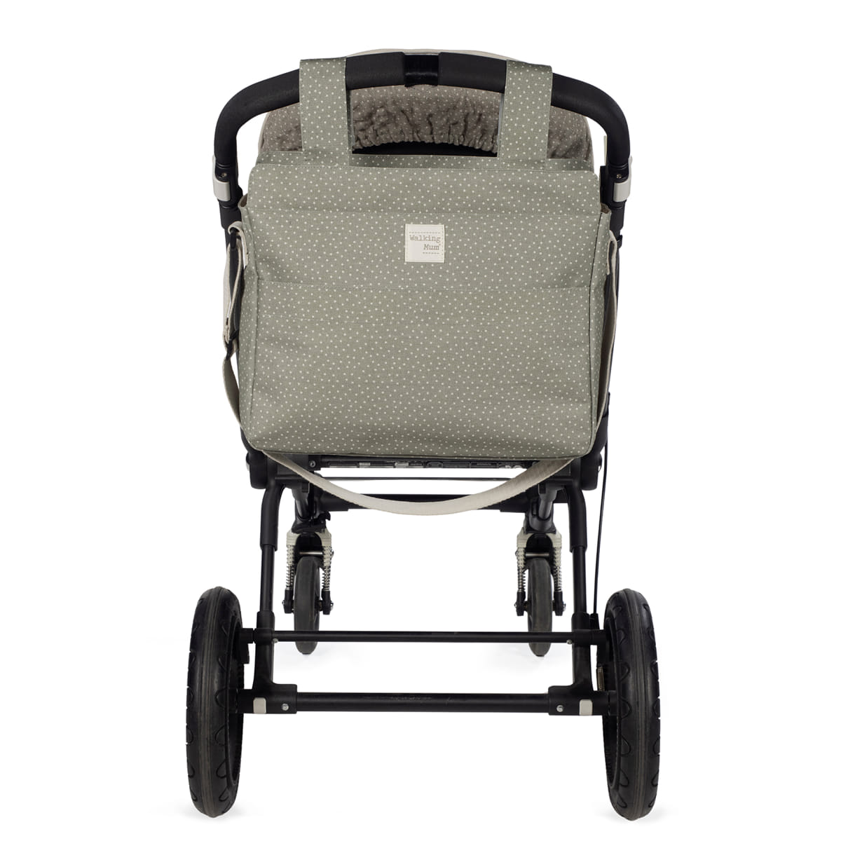 BOLSA CANASTILLA TOPITO POPPY MUSGO DE WALKING MUM