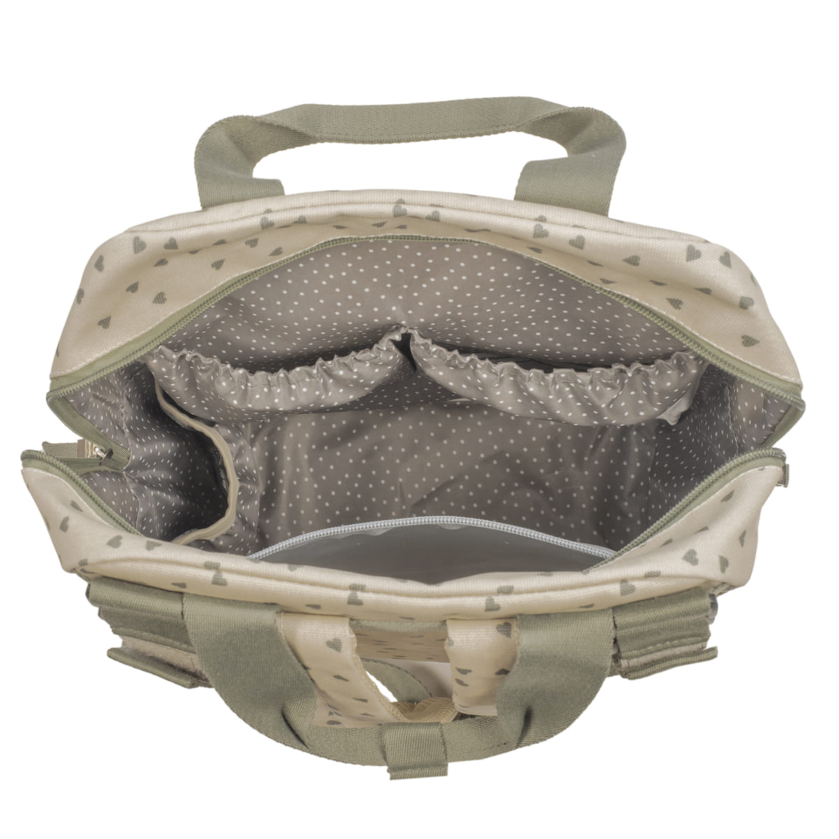 Mochila Walking Mom's Poppy Moss Hearts