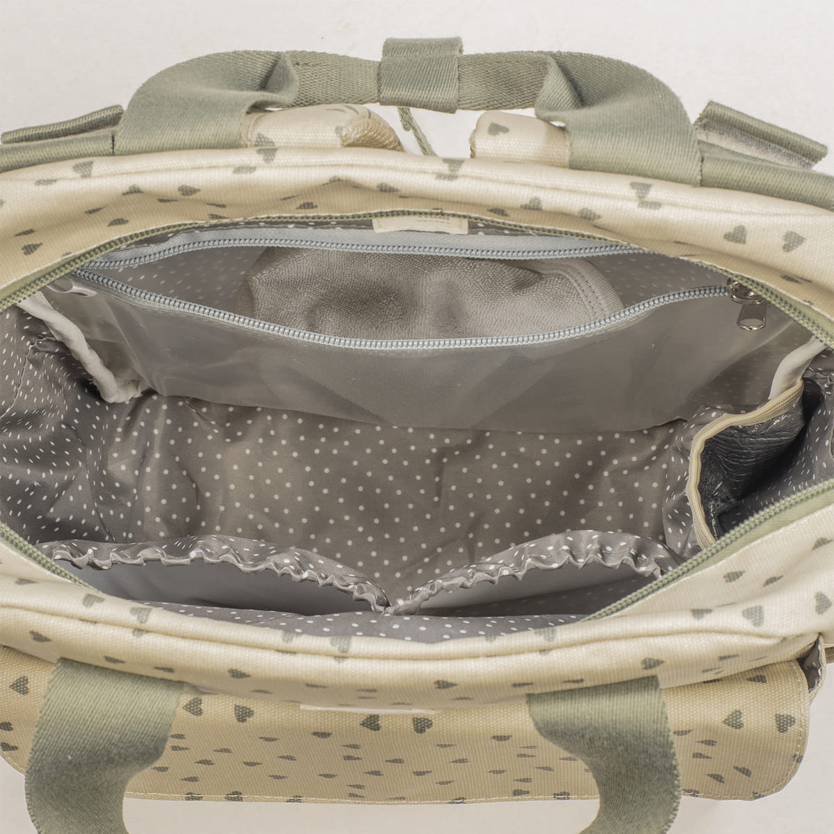 Mochila Walking Mom's Poppy Moss Hearts