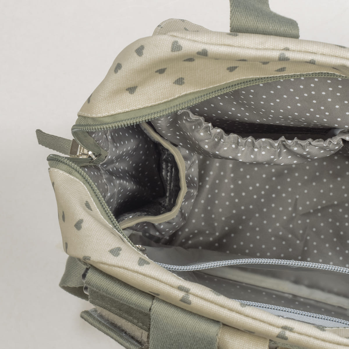 Mochila Walking Mom's Poppy Moss Hearts