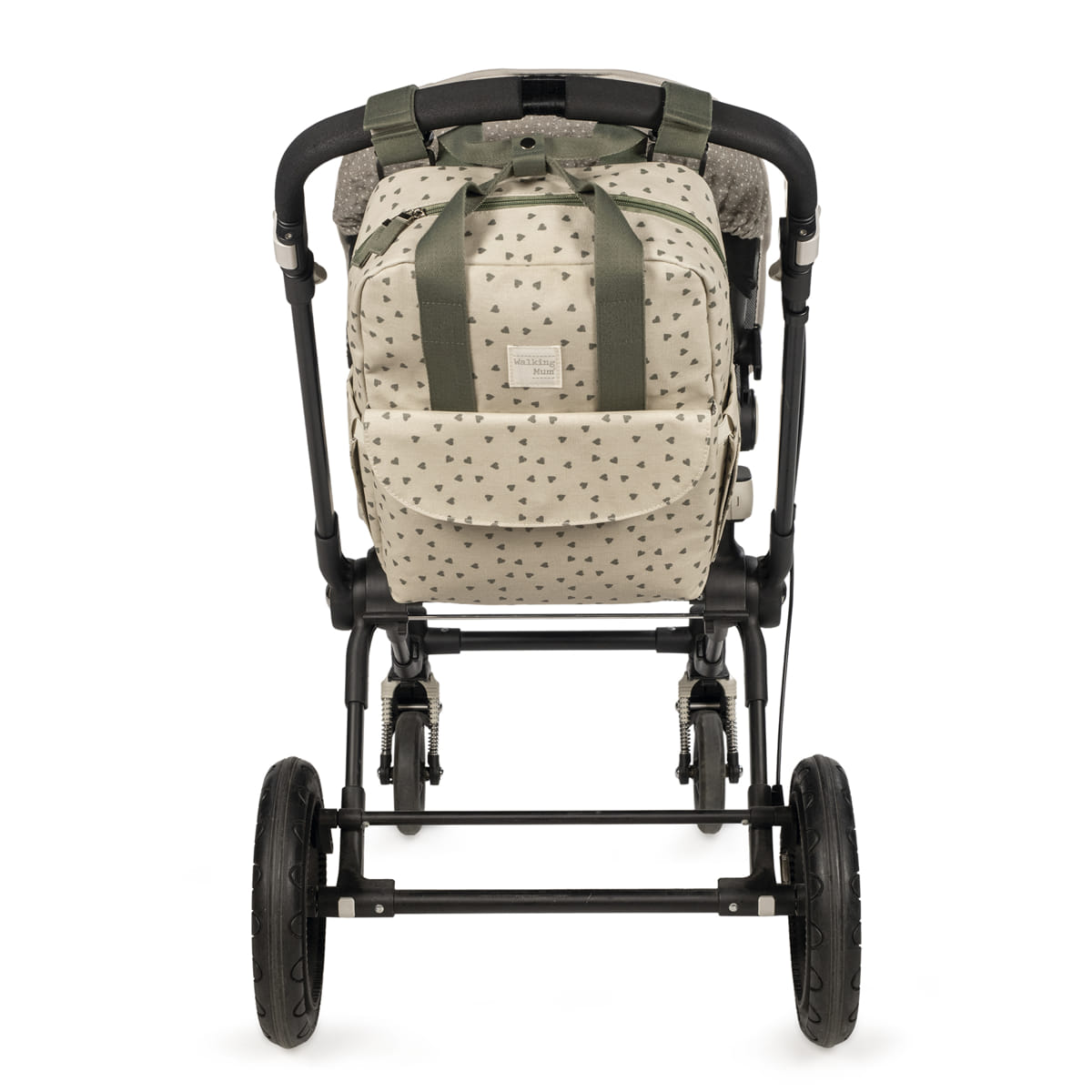 Mochila Walking Mom's Poppy Moss Hearts