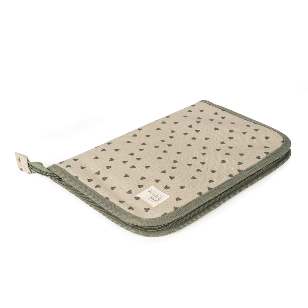 PORTADOCUMENTOS CORAZONES POPPY MUSGO DE WALKING MUM