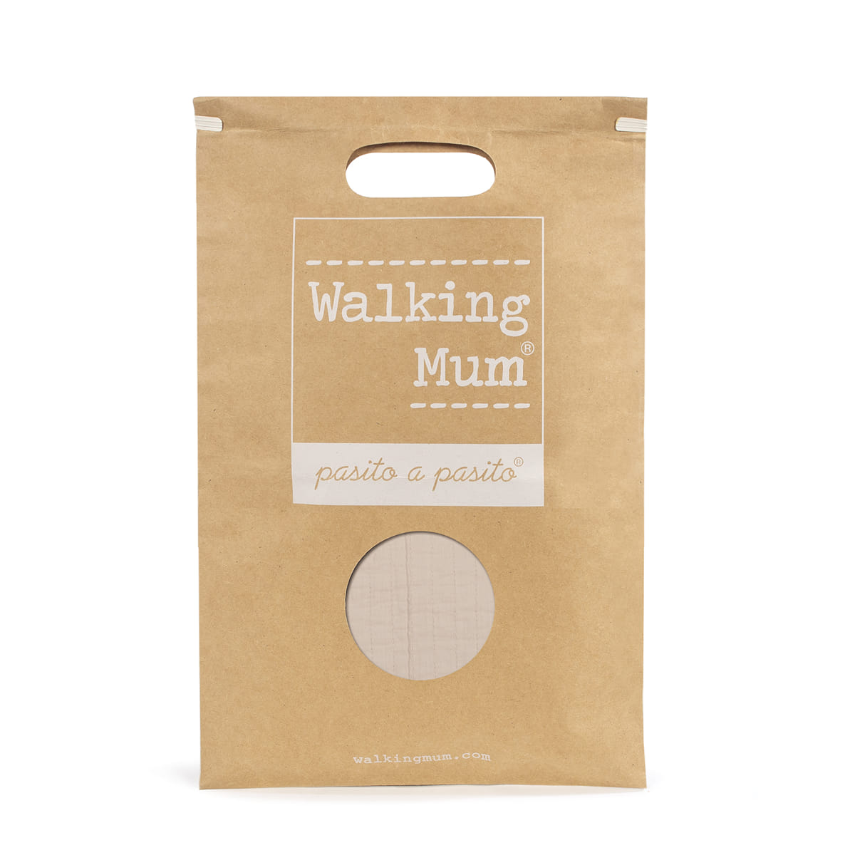 MANTA/MUSELINA ECO MUM APRICOT WALKING MUM