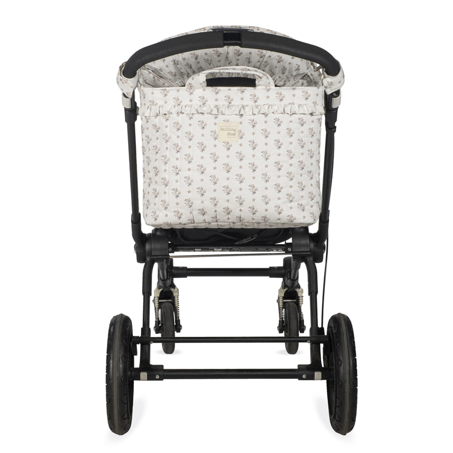 BOLSA CANASTILLA BOTTON FLORES DE WALKING MUM