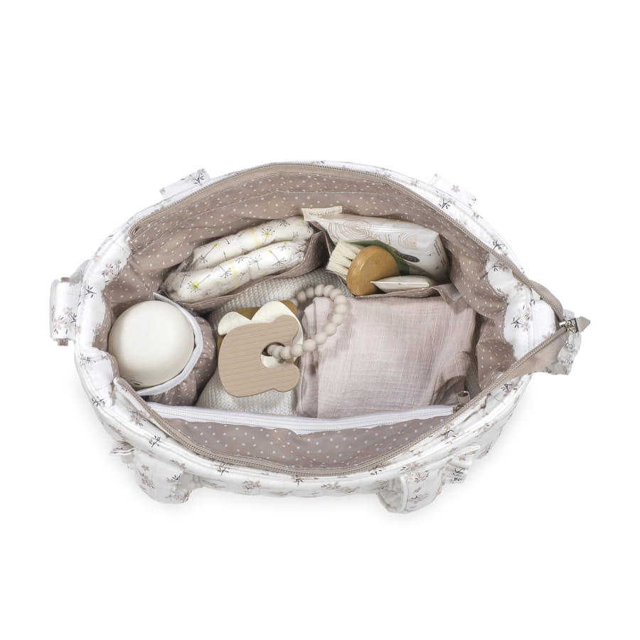 BOLSA CROSSBODY BOTTON FLORES DE WALKING MUM