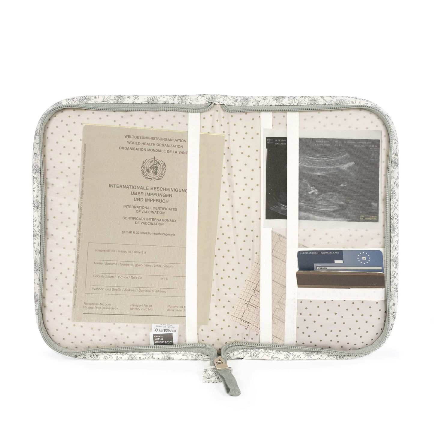 PORTADOCUMENTOS GALA MINT WALKING MUM