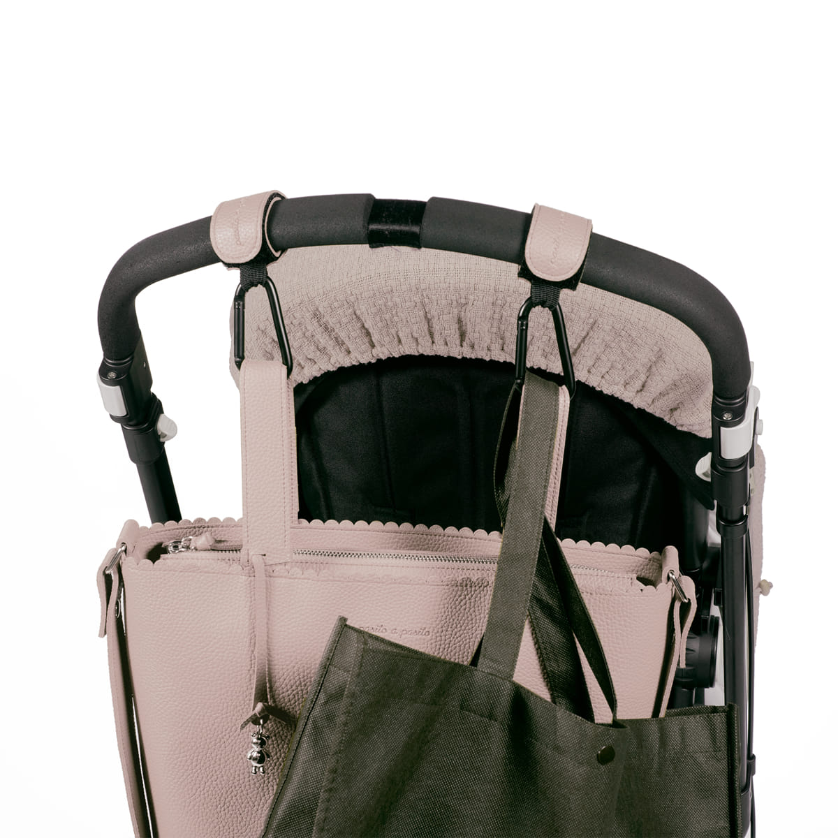 SET 2 GANCHOS COCHECITO ICON ROSE PASITO A PASITO