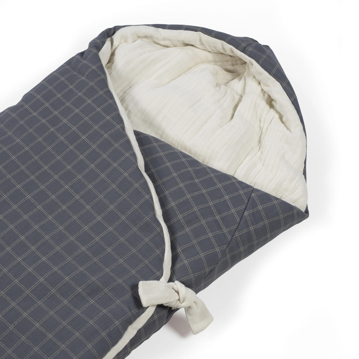 Saco Capazo Capucha Cuadros Tartan Pasito a Pasito