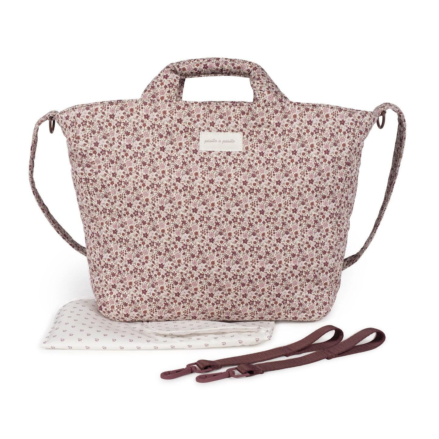 BOLSA CANASTILLA CHERRY FLORES DE PASITO A PASITO