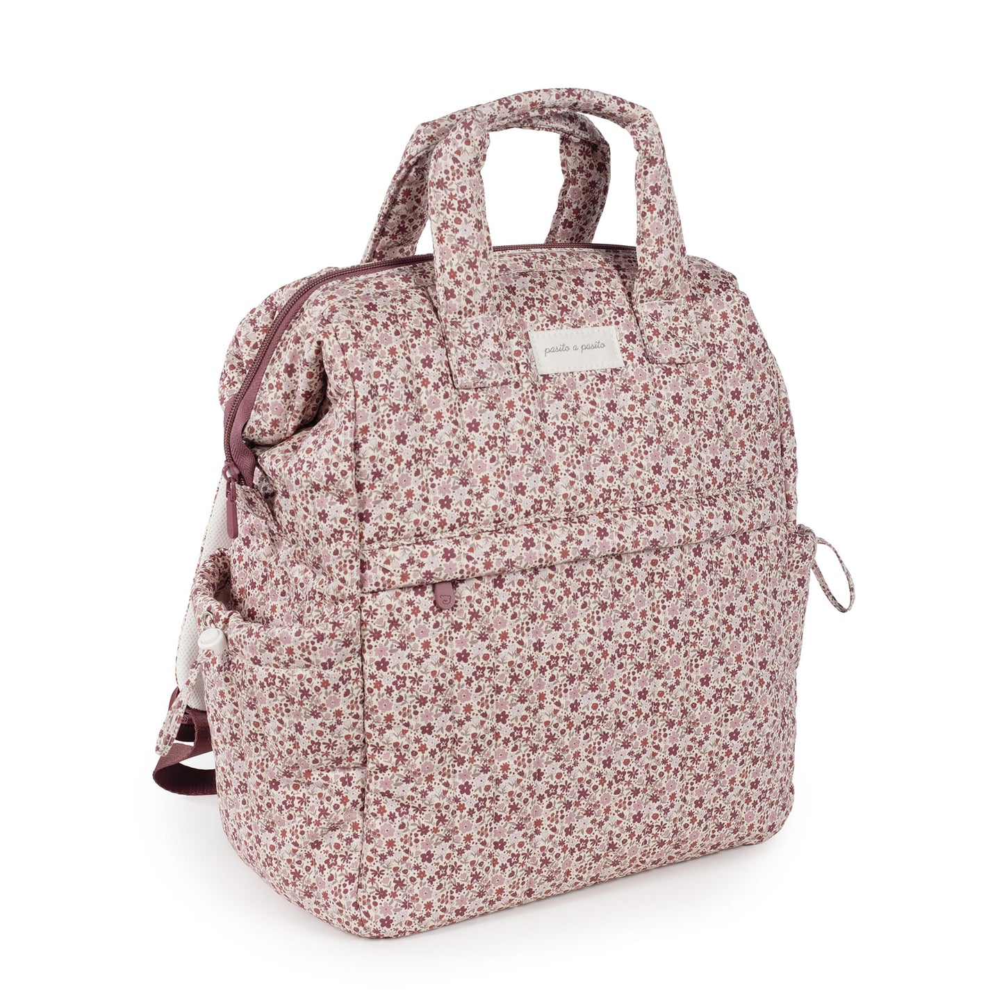 MOCHILA CHERRY FLORES DE PASITO A PASITO