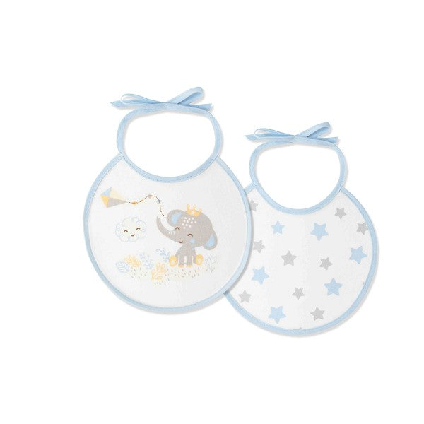 Pack 2 baberos Elefante/Estrellas de Interbaby