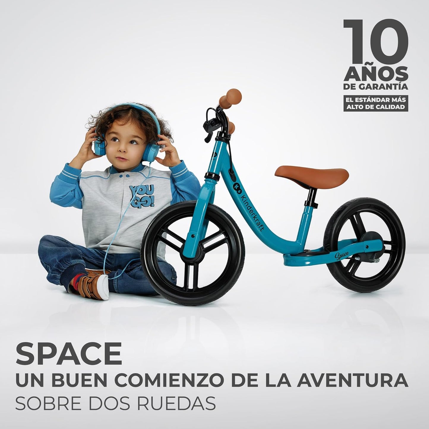 Kinderkraft Space 2 Bicicleta sin Pedales, Bicicleta Niño 2 años