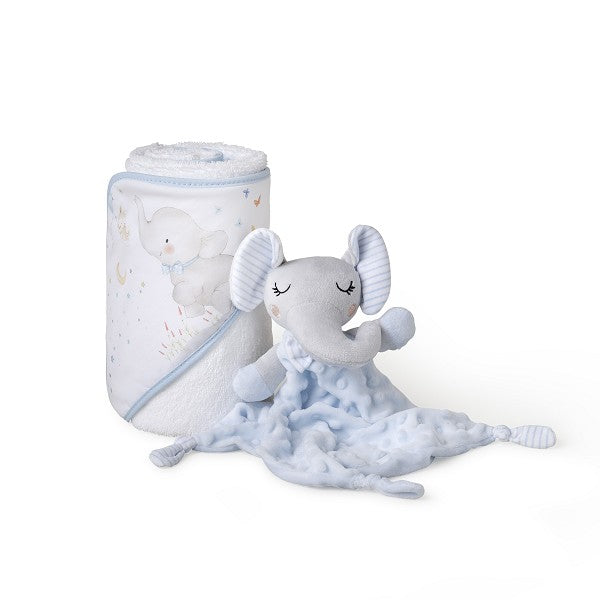 Set Capa de Baño Elefante + Doudou de Interbaby