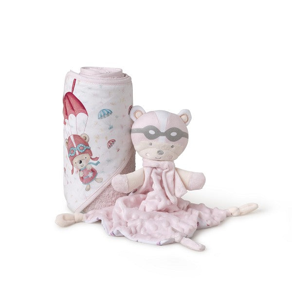 Set Capa de Baño Paracaidista + Doudou de Interbaby