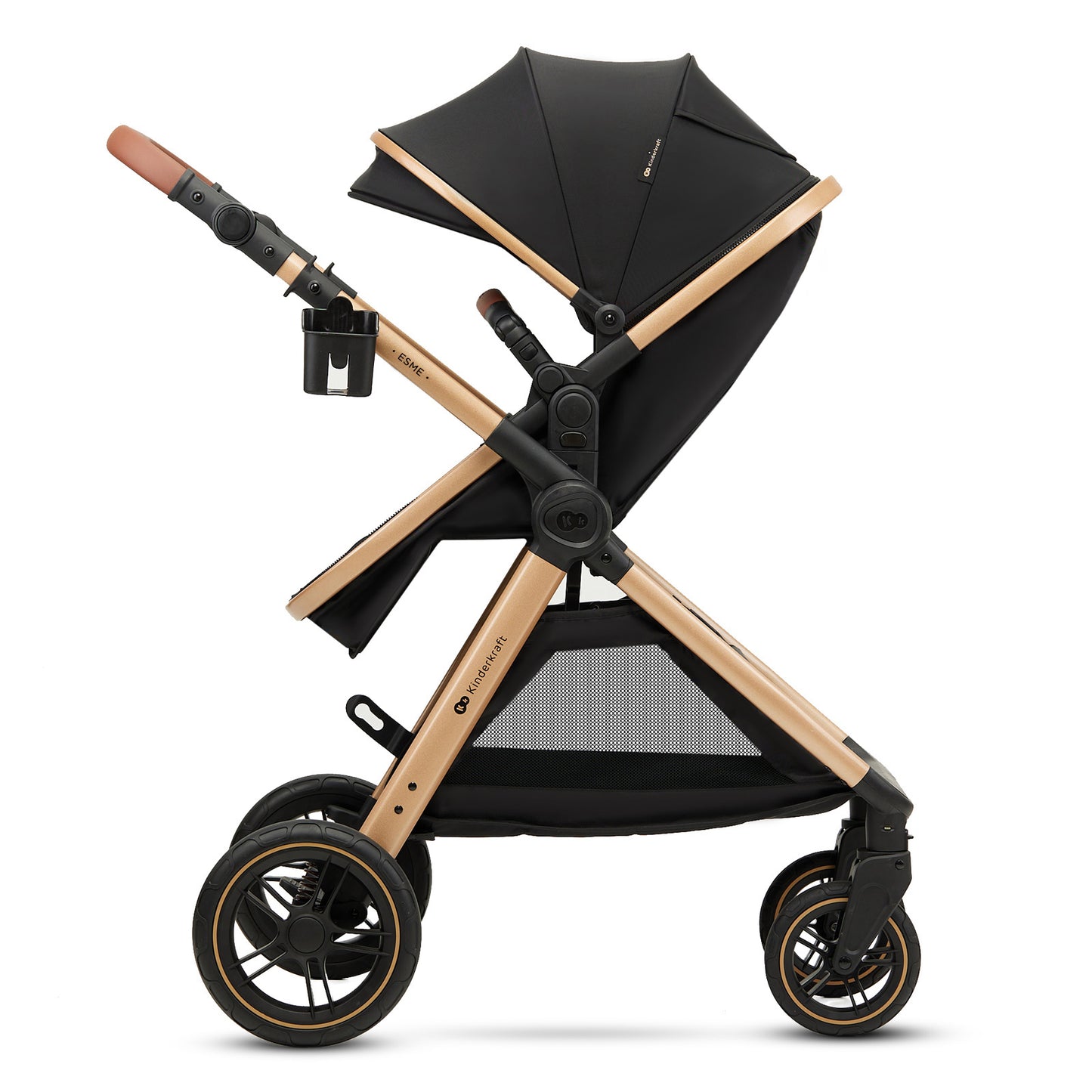 Cadeirinha de carro Kinderkraft ESME 3 em 1 - Mink Pro tamanho I