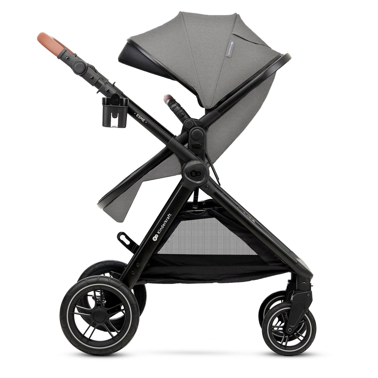 Cadeirinha de carro Kinderkraft ESME 3 em 1 - Mink Pro tamanho I