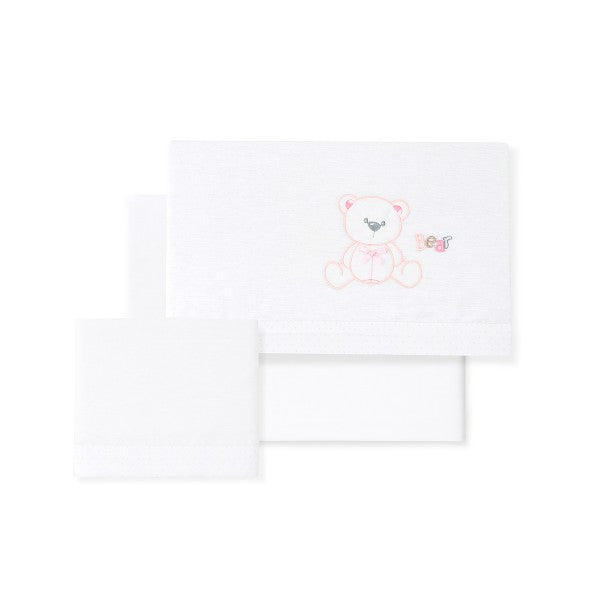 Tríptico Minicuna Franela Oso Lazo de Interbaby