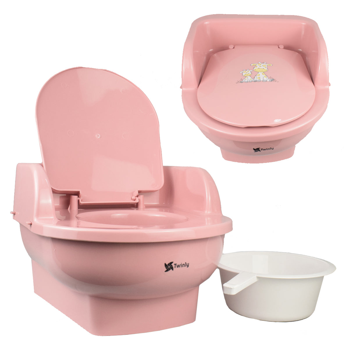 Urinol Twinly Potly - Com tampa e copo removível