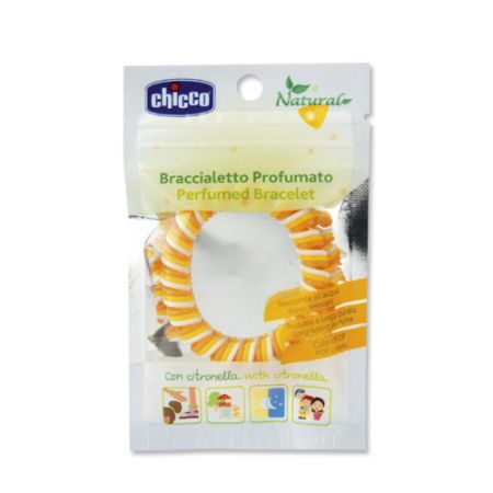 Pulseiras com aroma de capim-limão Chicco
