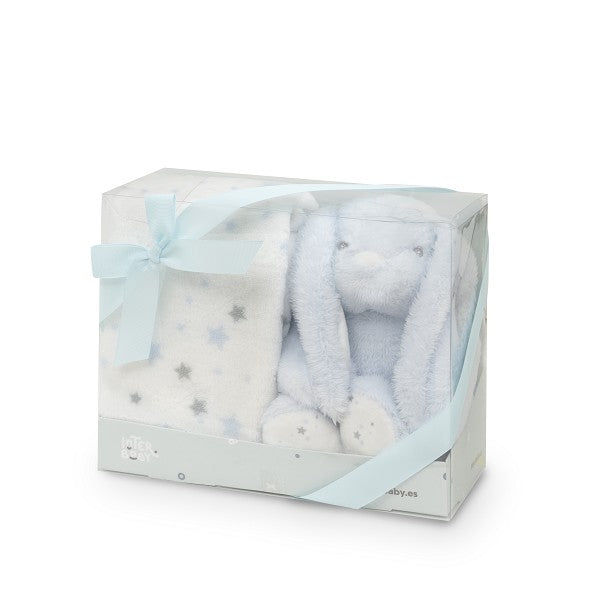 Set Manta y Peluche Conejito de Interbaby