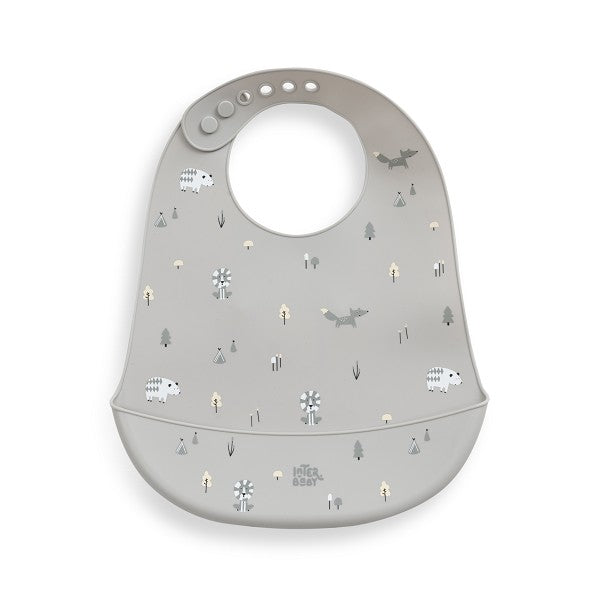 Babero Silicona Forest de Interbaby