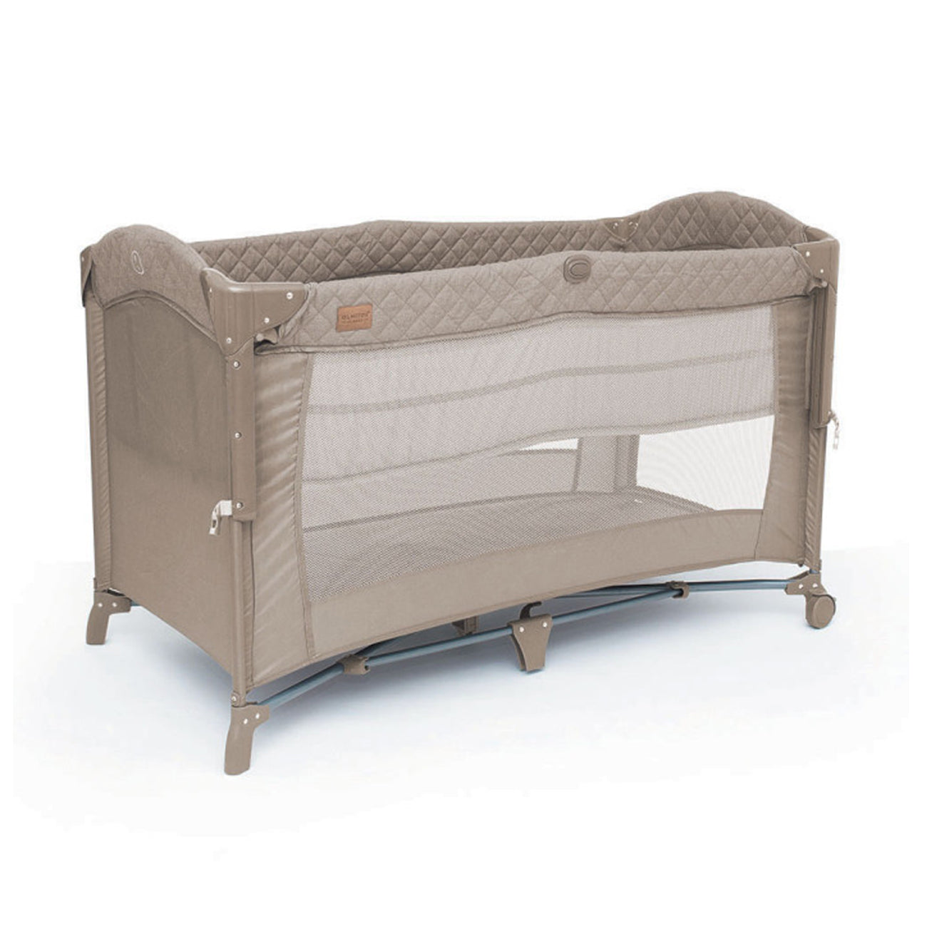 Olmitos - Berço de viagem co-sleeping 3 em 1, cercadinho e berço clássico - Dobrável em 2 alturas, entrada lateral e rodas com freio da Olmitos
