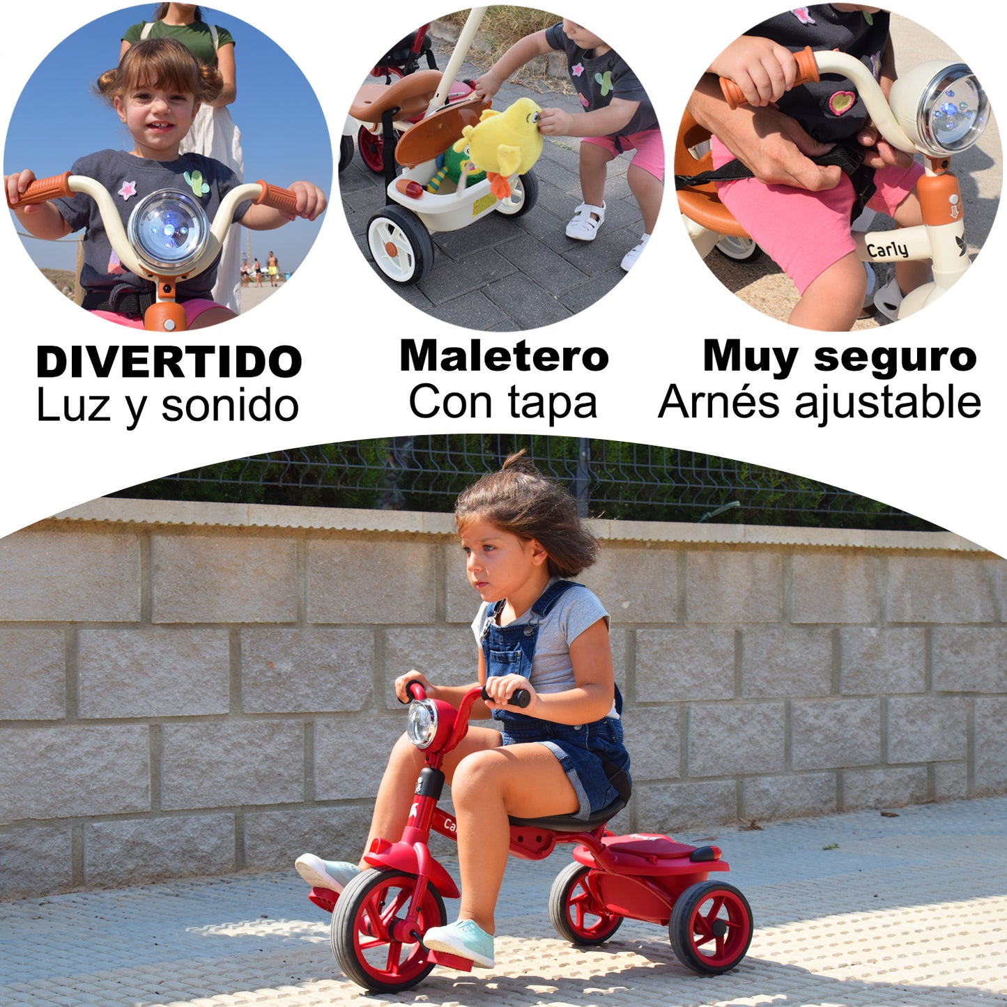 Triciclo Evolutivo bebé Carly de Twinly
