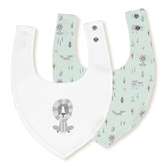 Pack 2 Baberos Bandana Fox de Interbaby