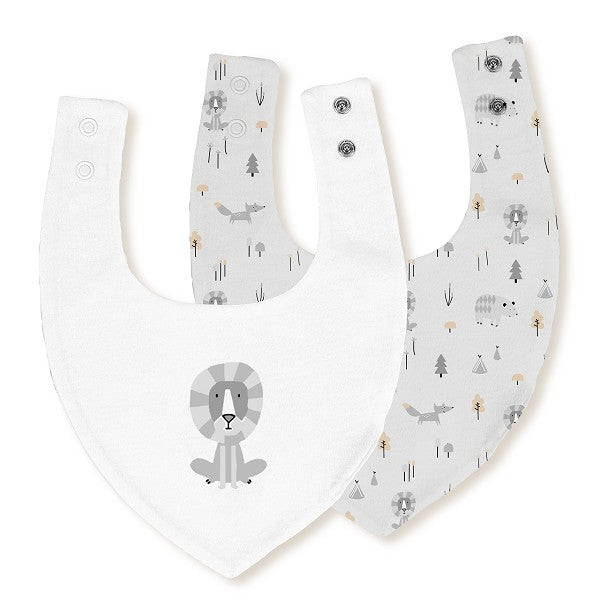 Pack 2 Baberos Bandana Fox de Interbaby